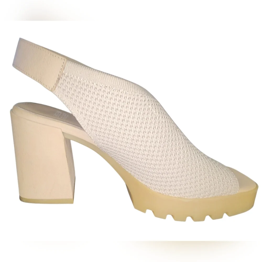 Eileen Fisher Cue Slingback Open-Toe Pumps, Womens 7​ - Picture 6 of 9